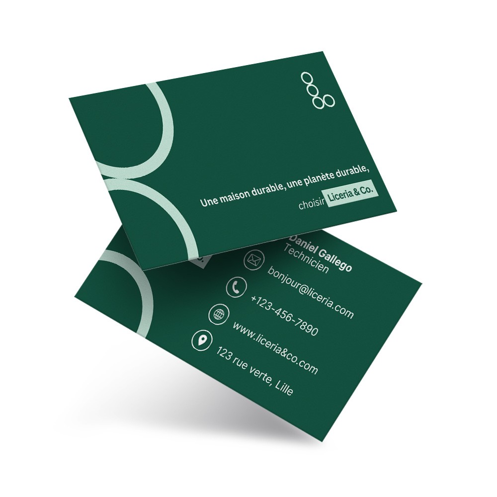 Carte de visite épaisse 400g